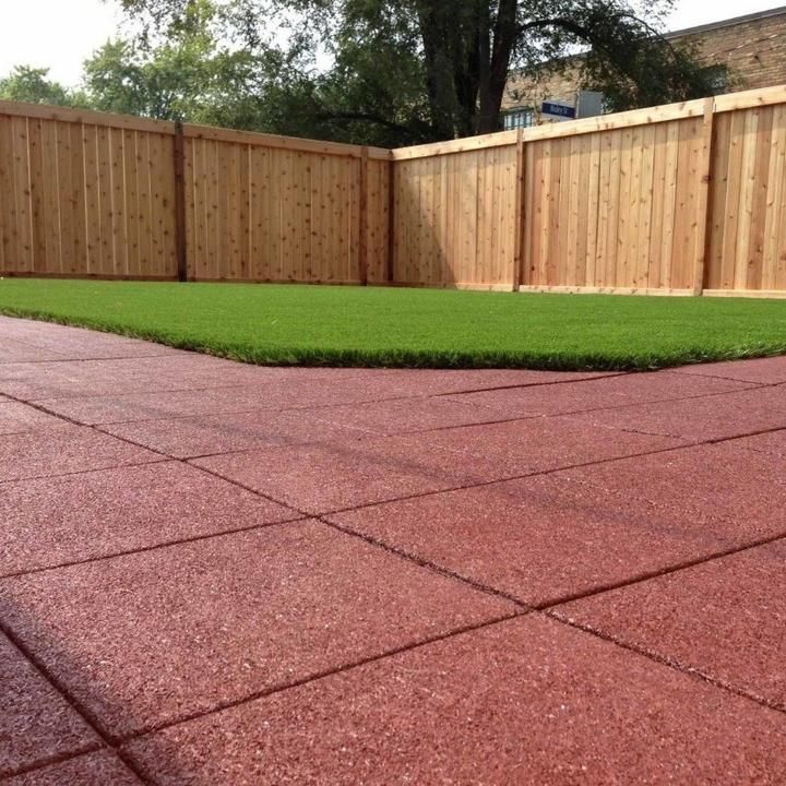 Rubber Patio Tiles